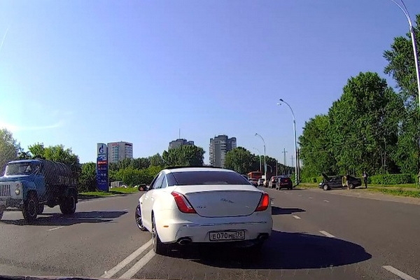Штраф за пересечение двойной сплошной