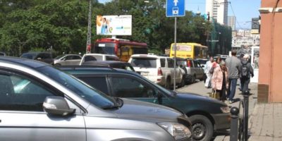 Штраф за стоянку на автобусной полосе