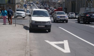 Штраф за стоянку на автобусной полосе