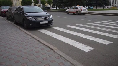 Штраф за стоянку на зебре