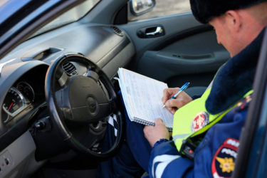 Штраф за управление незарегистрированным автомобилем