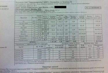 Сколько квитанций должно приходить за квартиру?
