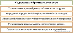 Содержание брачного договора и особенности его заключения