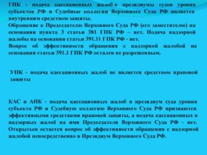 Состояние жалобы отправленный председателю верховного суда рф