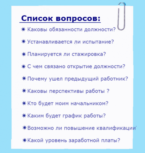 Советы, как подготовиться, и как проходить собеседование