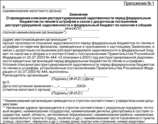 Списание пени по налогам физических лиц