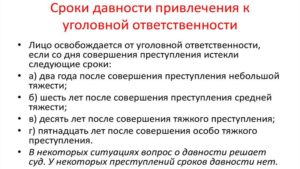 Срок исковой давности по ст 201 ук рф