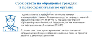 Срок рассмотрения заявления в полицию на хулиганские действия