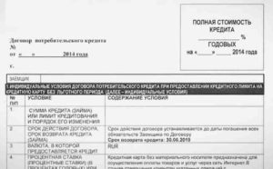 Типовой кредитный договор образец бланк