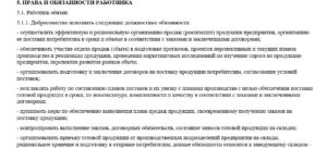 Трудовой договор менеджера по продажам образец бланк