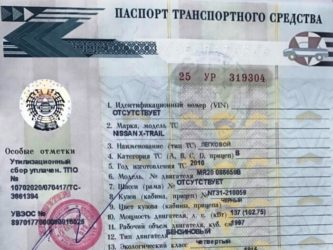 Утилизационный сбор уплачен в ПТС что это?