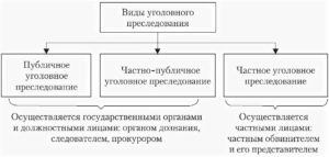 Виды и формы деятельности по осуществлению уголовного преследования