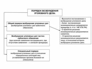 Возбуждение уголовного дела дознавателем в органах внутренних дел