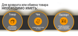 Возврат товара по гарантии без упаковки в магазин
