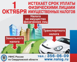 Время уплаты налогов для физических лиц