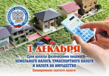 Время уплаты налогов для физических лиц