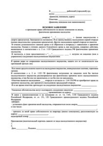 Вступление в наследство через суд, наследные права