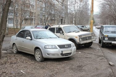 Выезд на газон штраф