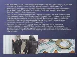 Выявления и расследования преступлений в сфере экономической деятельности