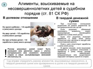 Взыскание алиментов с обоих родителей