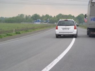 Заезд на сплошную линию штраф
