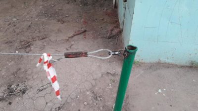 Захват придомовой территории под парковку