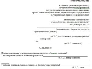 Заявка на проведение экспертизы в магазине образец