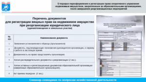 Заявление на прекрашения права собственности оперативное управление