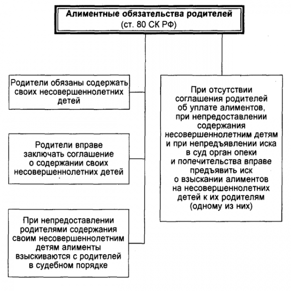 Закон про алименты: основные статьи ск рф, размер выплат
