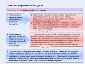 Защита прав несовершеннолетних детей органами внутренних дел