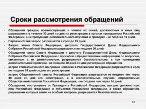 ЖАЛОБЫ И ОБРАЩЕНИЯ