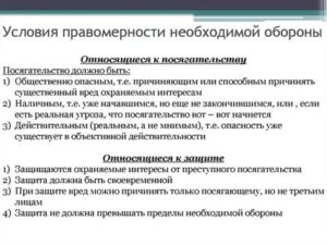Значение необходимой обороны для охраны личности и правопорядка